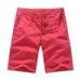 Red Garment Dyeing Mens Summer Shorts casual clothes for juniors