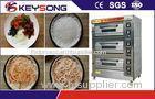 1 to 3 Trays Automatic Bread Making Machine Far Infrared Gas Oven For Pizza