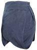 Dark Blue Spring women short pants Lyocell Skirt With Vintage Look
