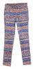 Colored Elastan Printed Ladies Casual Pants with Five Pocket