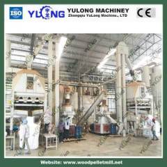 Used Vietnam YULONG 3-4T/H biomass rice husk wood sawdust pellet production making line