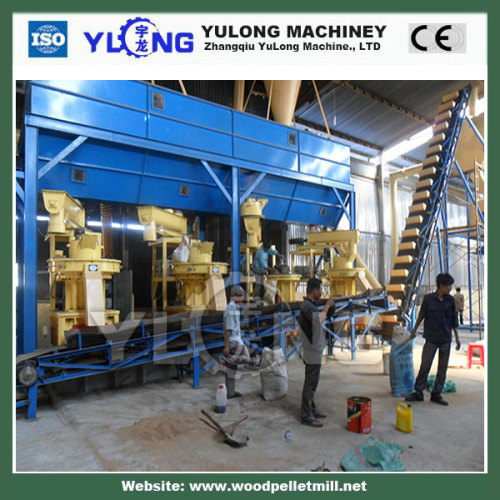 machines for make pellet wood/wood pellet production line