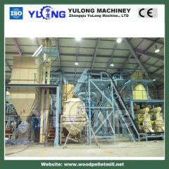 Biomass wood pellet making production line