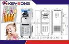 Touch screen ice cream making machine / frozen yogurt machine