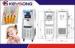 Touch screen ice cream making machine / frozen yogurt machine