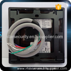 Waterproof Door Access Control Wiegand 26 RFID ID Card Reader Black 125KHz EM
