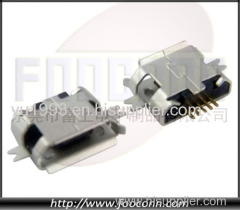 Micro 5P Female B-Type 7.2mm DIP