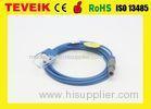 Compatible with LNOP sensor Redel 6pin to 6pin SpO2 Extension cable for patient monitor