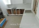 Classic Pure White Quartz Engineered Stone Slabs 30mm for Countertops / Worktops