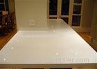 Residential Custom Pure Beige Engineered Stone Benchtops / Quartz Stone Kitchen Top