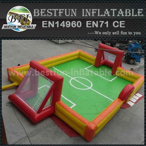 Inflatable football playground commercial grade