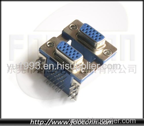D-SUB Stack Connector 15P F to 15P F
