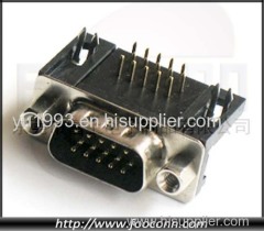 VGA Connector 15P Male Right Angle DIP