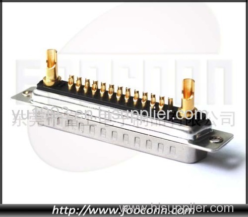 High Current D-SUB Connector Male 27W2 Solder