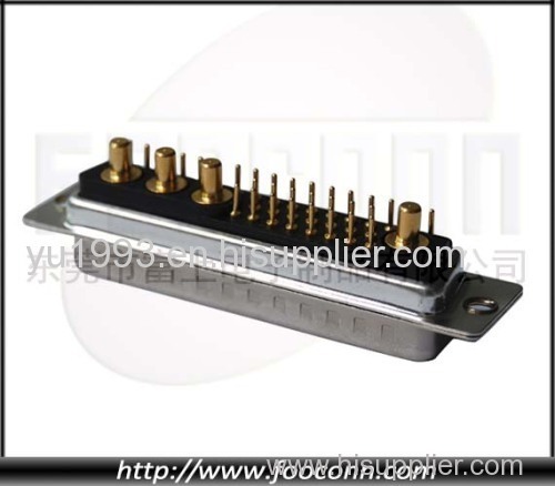 High Current D-SUB Connector Female 33W4 DIP