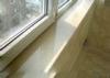 Decorative Artificial Quartz Stone Coating Slab Window Sills / Table Top / Tiles Cream Marfil