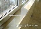 Decorative Artificial Quartz Stone Coating Slab Window Sills / Table Top / Tiles Cream Marfil