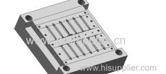 two parts syringe Plunger plastic injection moulds