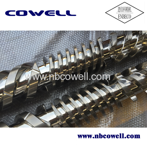 High quality bimetallic twin screw barrel for PP process