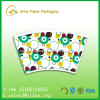 6 color printed paper cup fan for paper cups