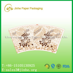 6 color printed paper cup fan for paper cups