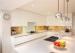 Modern Kitchen Pure White Quartz Stone Slabs For Kitchen Countertops / Island Tops
