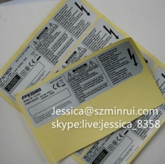 Direct Manufacturer Custom Metalized Matte Silver PET Sticker Labels Waterproof Adhesive Stickers