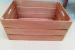 Solid wood uncovered Storage Box/Case for sundries