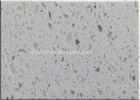 Custom Nougat White Engineered Quartz Stone For Commercial Projects Bar Tops