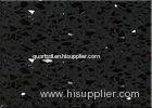 Black Mirror Engineered Quartz Stone For Kitchentops / Worktops Natural Stone Surfaces