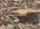 Kitchen Counters Engineered Quartz Stone / Artificial Quartz Slabs Mixed Vein Gem Canyon