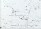 Marble Pattern Artificial Quartz Stone Countertops Carrara White Table Tops Stones Material