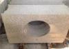 Cream Contemporary Quartz Bathroom Vanity Tops / Quartz Bathroom Countertops