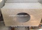 Cream Contemporary Quartz Bathroom Vanity Tops / Quartz Bathroom Countertops