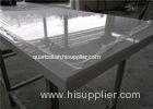 High Density Grey Mirror Quartz Engineered Stone Countertops Solid Surface Materials