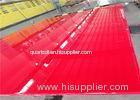 Modern Flooring Plain Red Engineered Quartz Solid Surface Tile / Kitchen Countertops