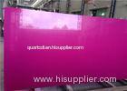 Purple Engineered Quartz Solid Surface Worktop High Density for Modern Home Decoration