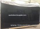 Black Sparkle Quartz Stone Floor Tile Solid Surface Countertops Material Scratch Resistant