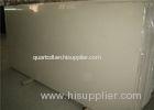 Beige Artificial Engineered Quartz Solid Surface Countertop Materials 15mm for Bathroom