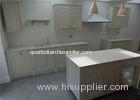 Custom Pure White Quartz Stone For Table Top / Shower Wall Panels Quartz StoneSurface