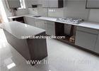 Commercial Bathroom Quartz Worktops Snow White Quartz Vanity Top with Quartz Rocks