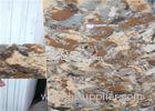 3cm Gold Mix Vein Custom Quartz Countertops with Artificial Quartz Stone Sheets