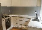 White Pearl Quartz Kitchen Countertops / Recycled Quartz Countertops for Kitchens