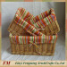 Small and convenient outing essential wicker fruit flowers basket