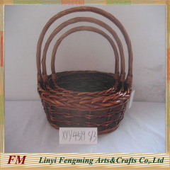 wicker flower girl basket