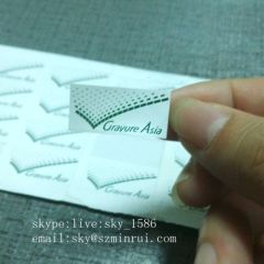 Simple Custom Strong Adhesive Ultra Destructible Vinyl Label Fragile Warranty Labels from Sticker Manufacturers