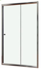 High Quality 5mm tempered glass single sliding door