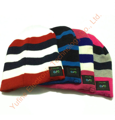 Knitted wireless cap Bluetooth music cap wireless music hat sports music cap wireless Christmas cap Sun music hat