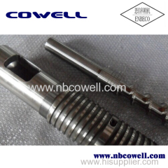 single screw & barrel for plastic fiber