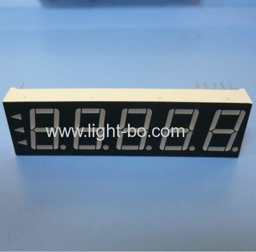 Super red common cathode 5 Digit 0.56-inch 7 Segment LED Display for Instrument Panel .